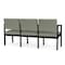 Lesro Lenox 3 Seat Tandem Seating W/ Arms, 64.5 in W 24.5 in L 32 in H LS3103 - alternate 2